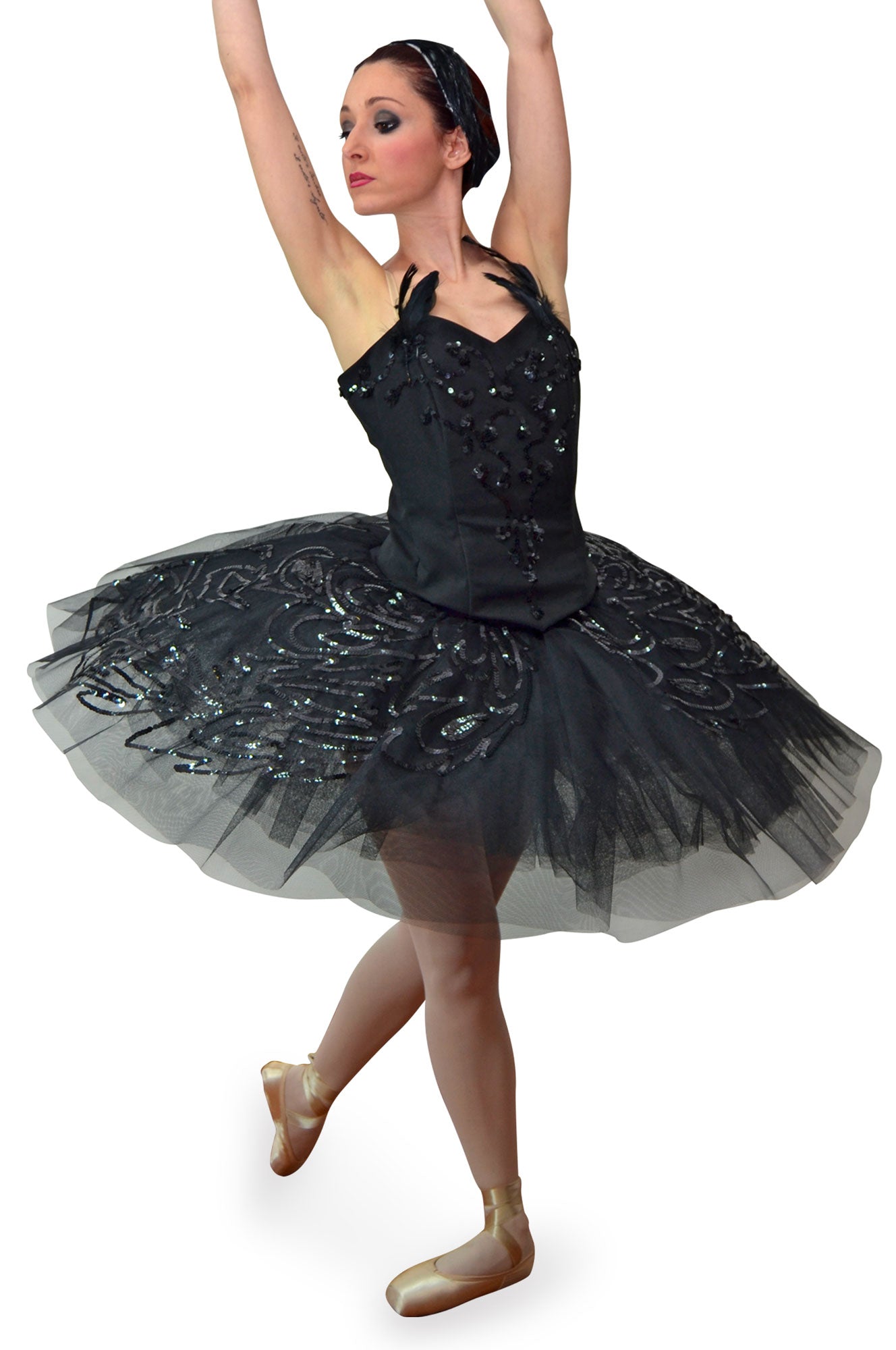 Black ballet dress best sale