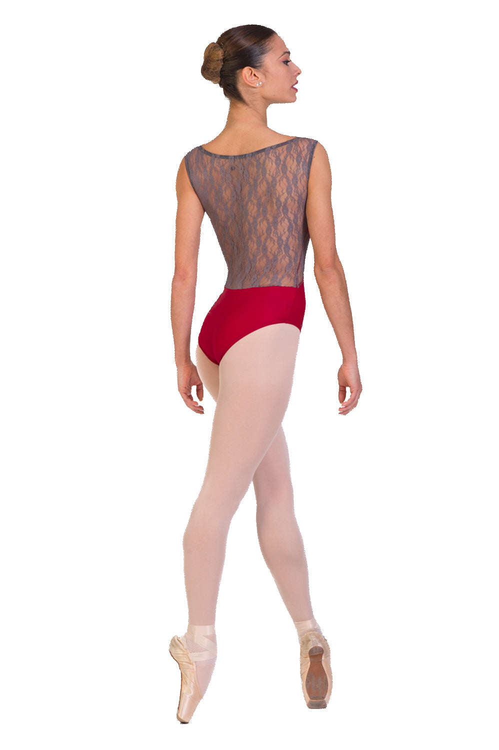 Leotard with lace inserts GRAYS B1001SM