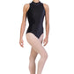 Velvet Leotard with high neck XANA B7027