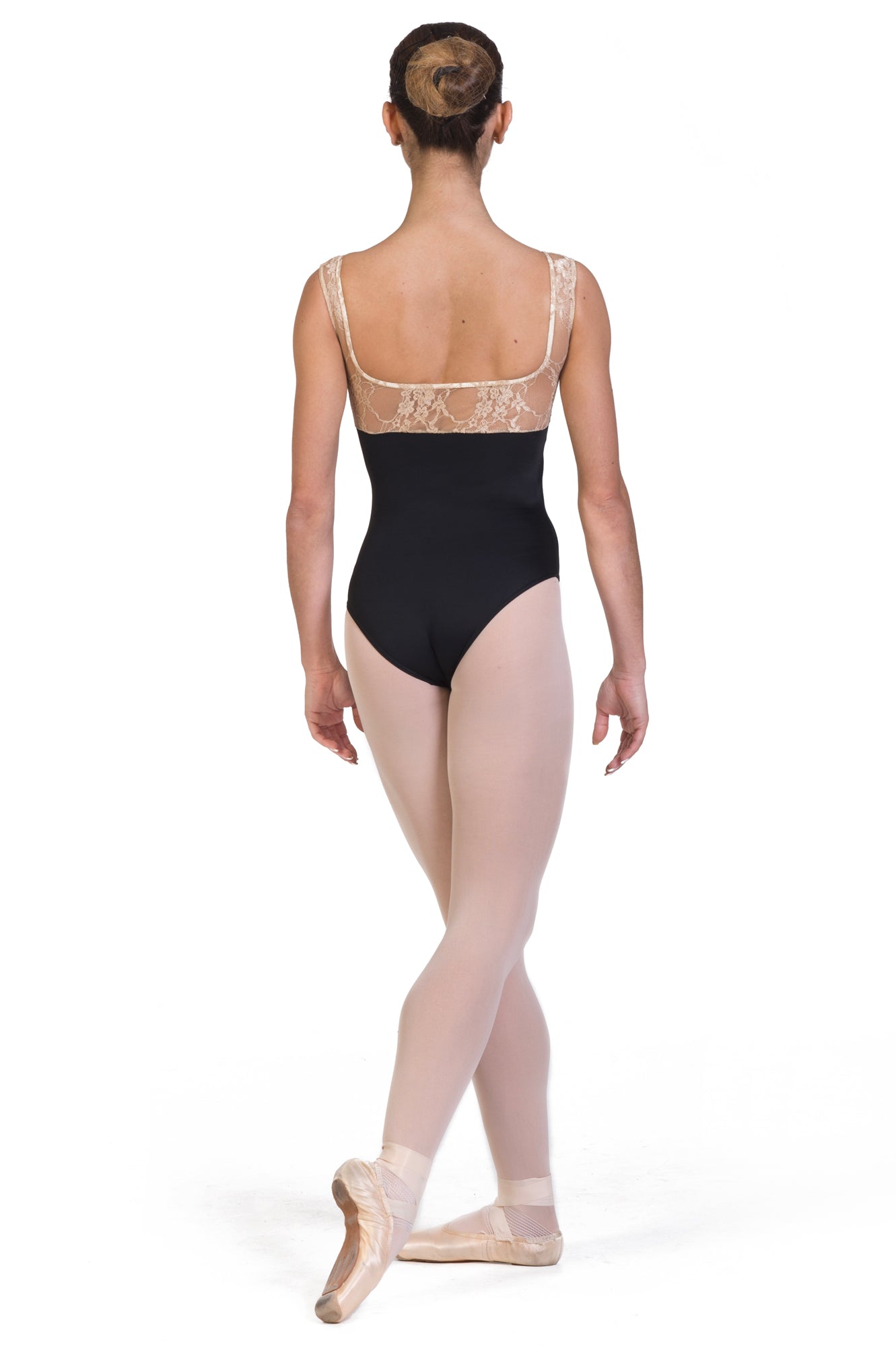 SENSAX B7013 lace neckline Leotard