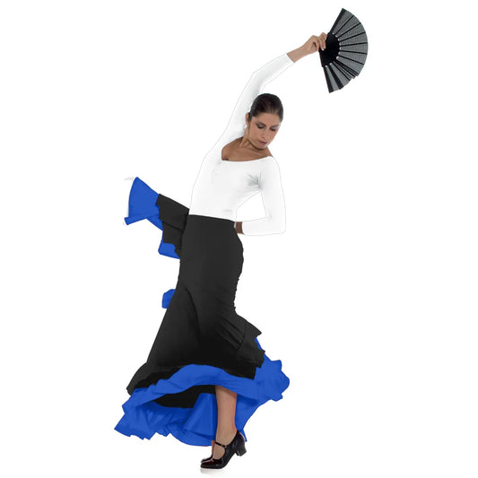Gonna flamenco doppio volant FL2022